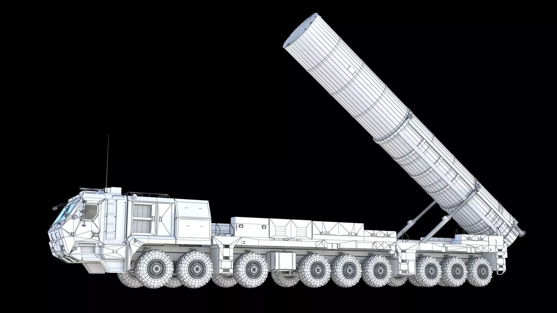 Hyunmoo 5  South Korean ballistic missile 3D model_27