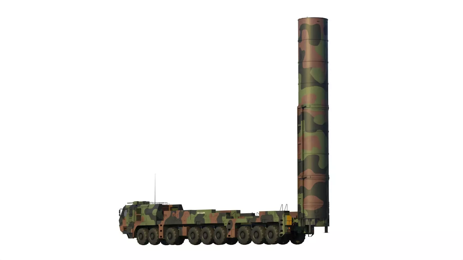 Hyunmoo 5  South Korean ballistic missile 3D model_9