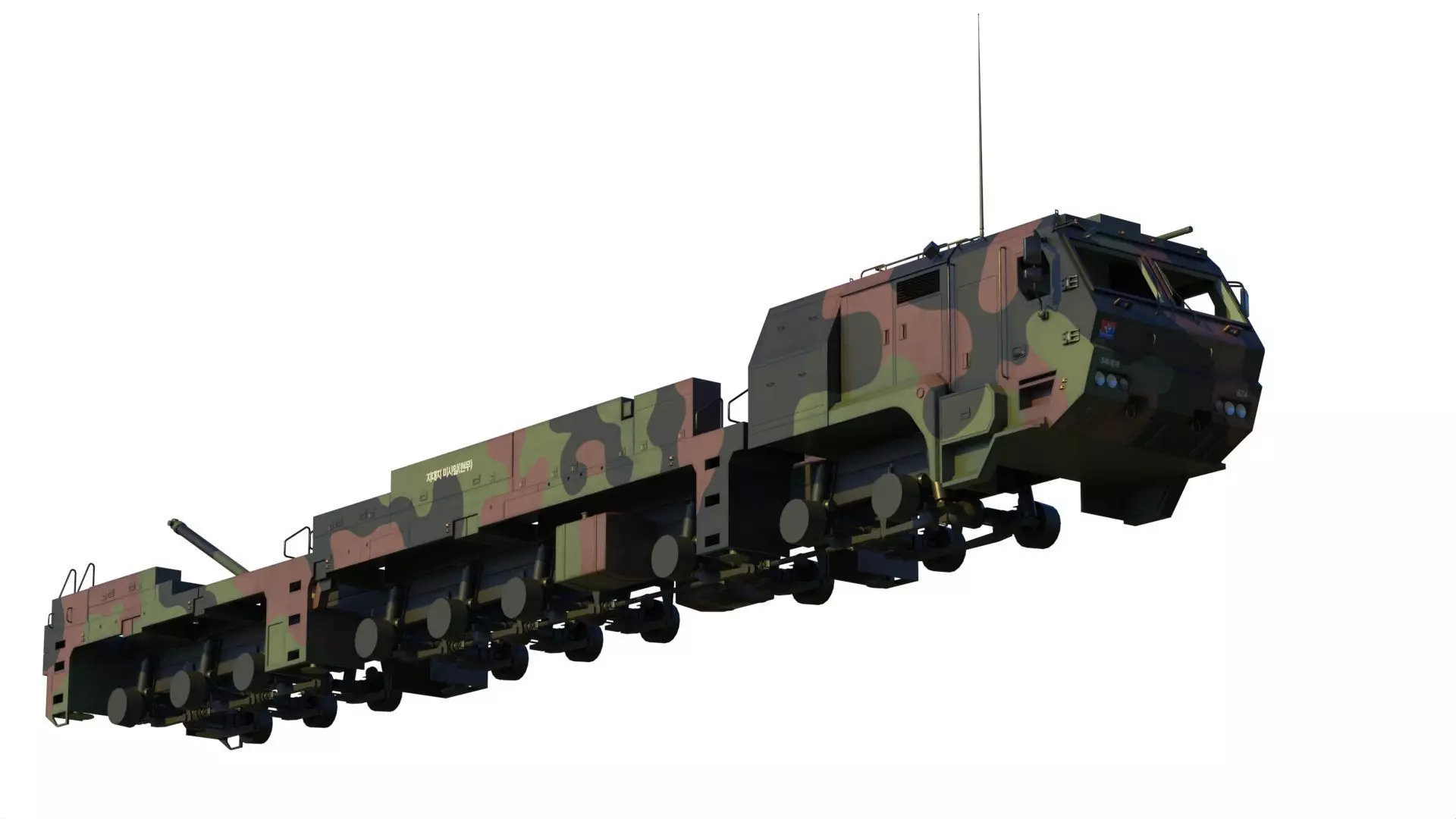 Hyunmoo 5  South Korean ballistic missile 3D model_18