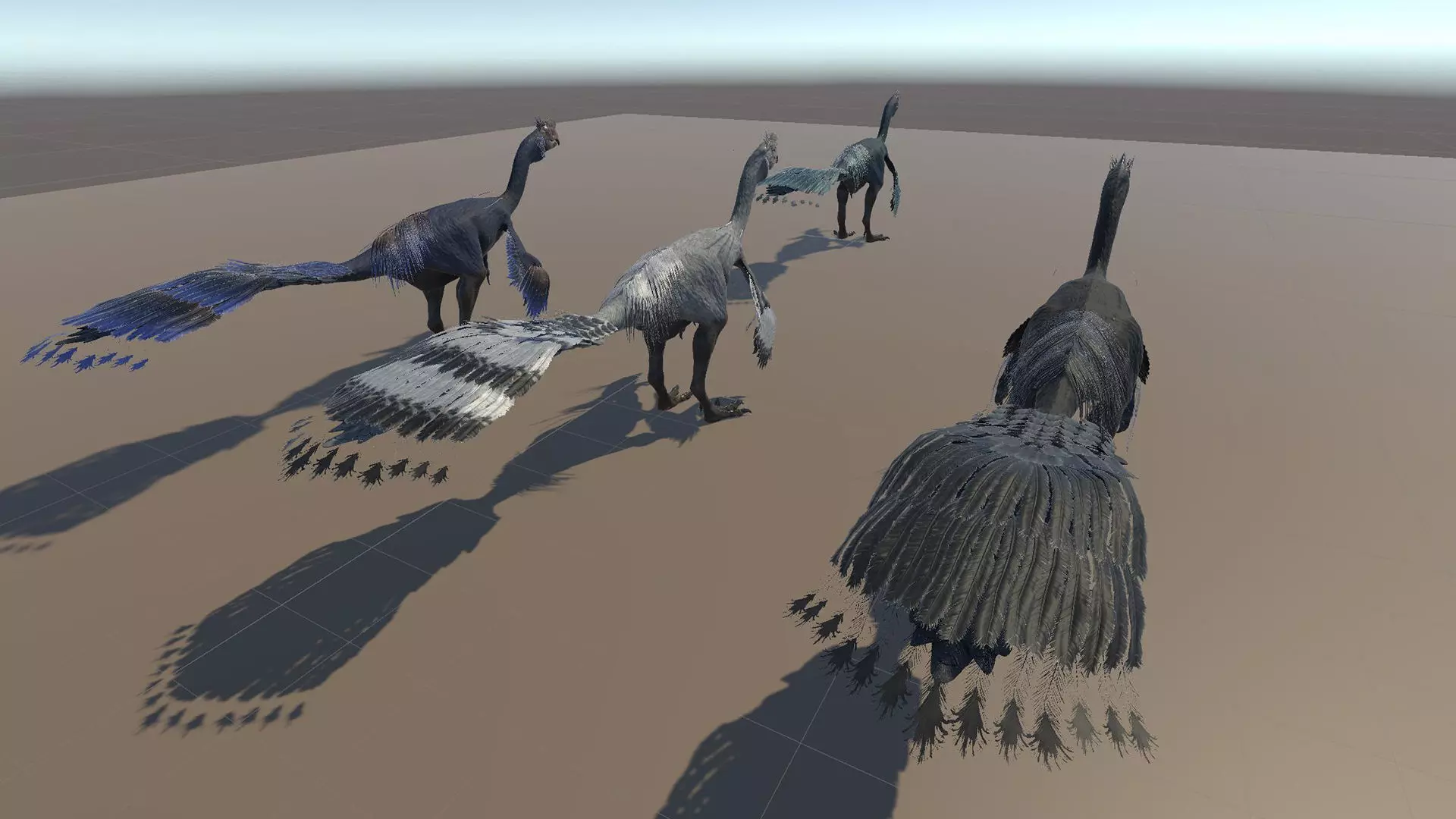 Dinosaur GigantoRaptor - Oviraptorosaur Unity Engine Project Low-poly 3D model_15