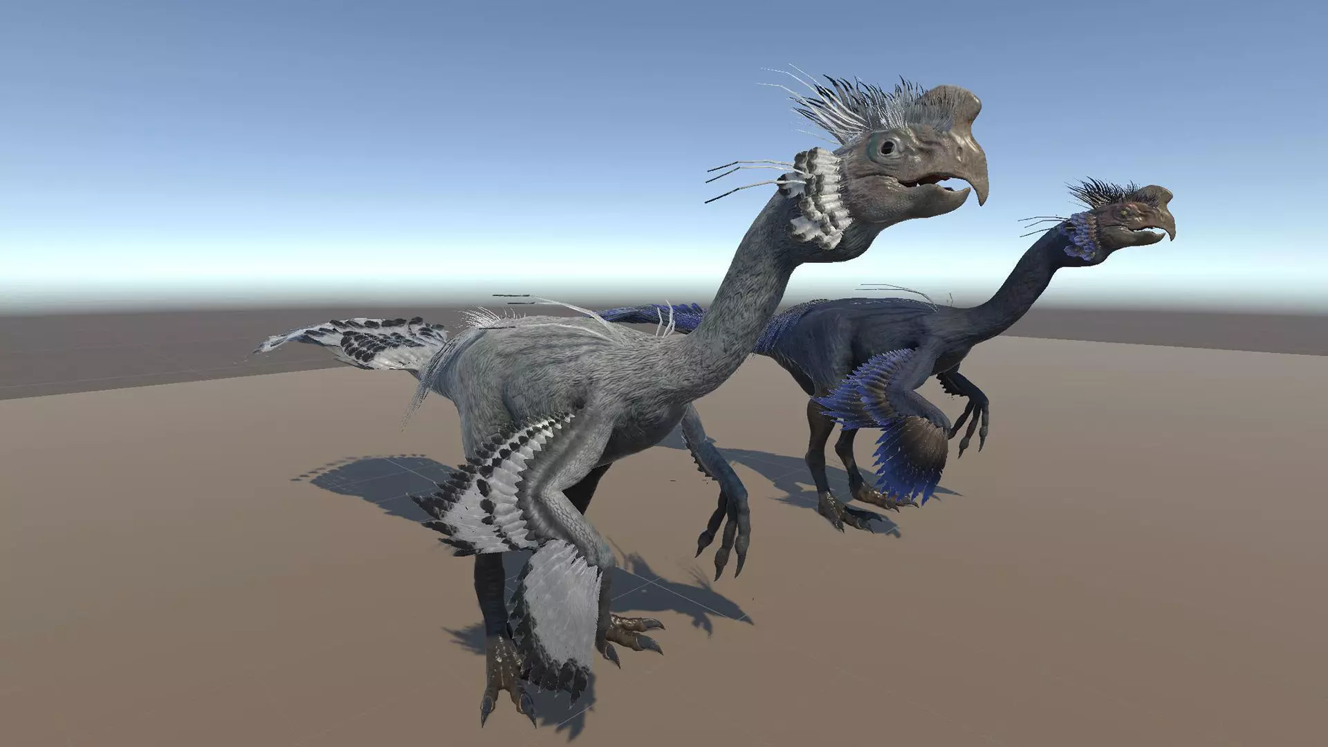 Dinosaur GigantoRaptor - Oviraptorosaur Unity Engine Project Low-poly 3D model_13