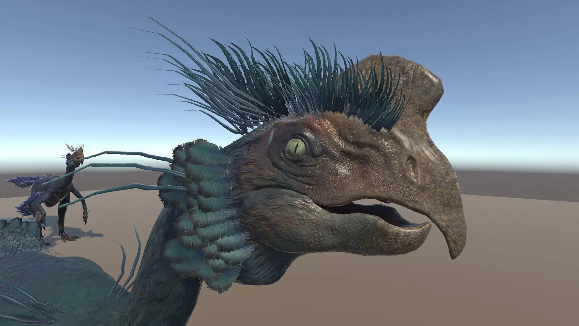 Dinosaur GigantoRaptor - Oviraptorosaur Unity Engine Project Low-poly 3D model_9