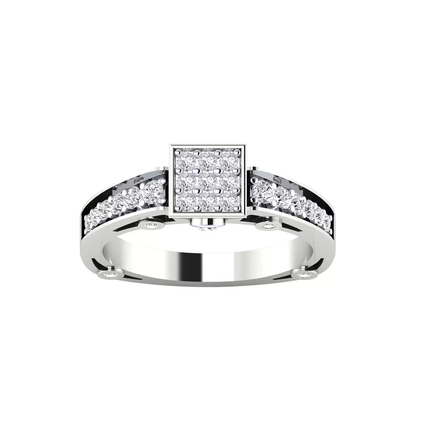 Women Ring Render 3dm STL MTL SLC JCD OBJ FBX Details 3D print model_12