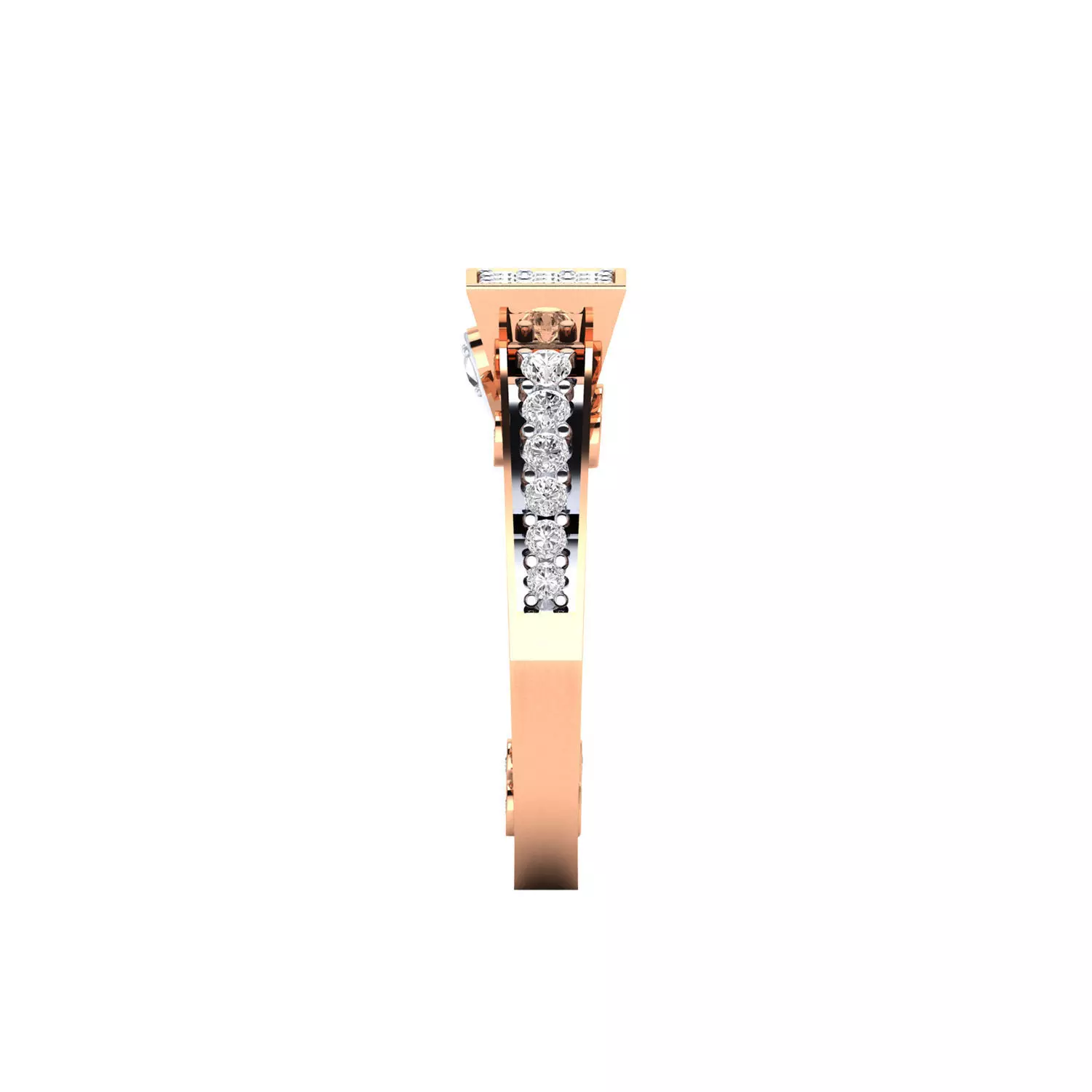 Women Ring Render 3dm STL MTL SLC JCD OBJ FBX Details 3D print model_2