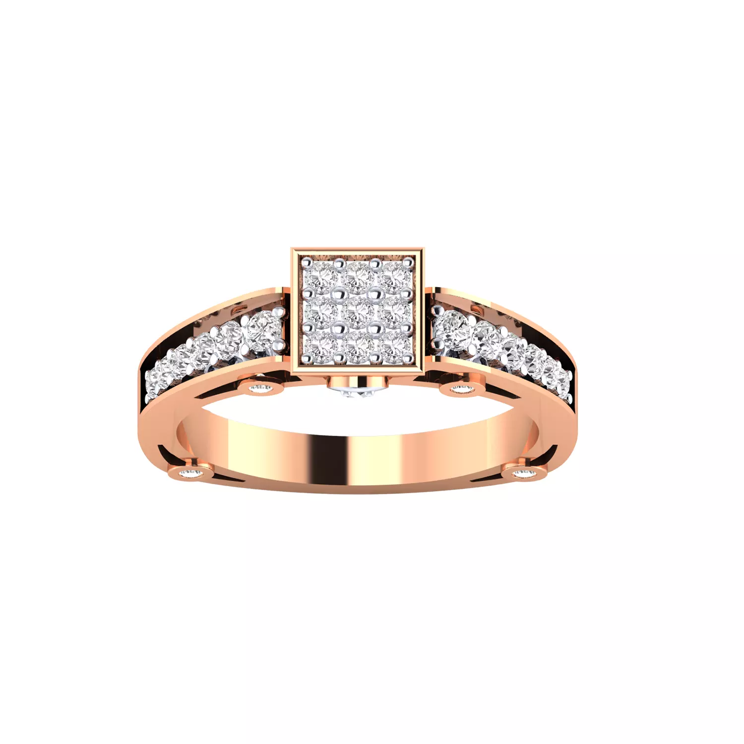 Women Ring Render 3dm STL MTL SLC JCD OBJ FBX Details 3D print model_5