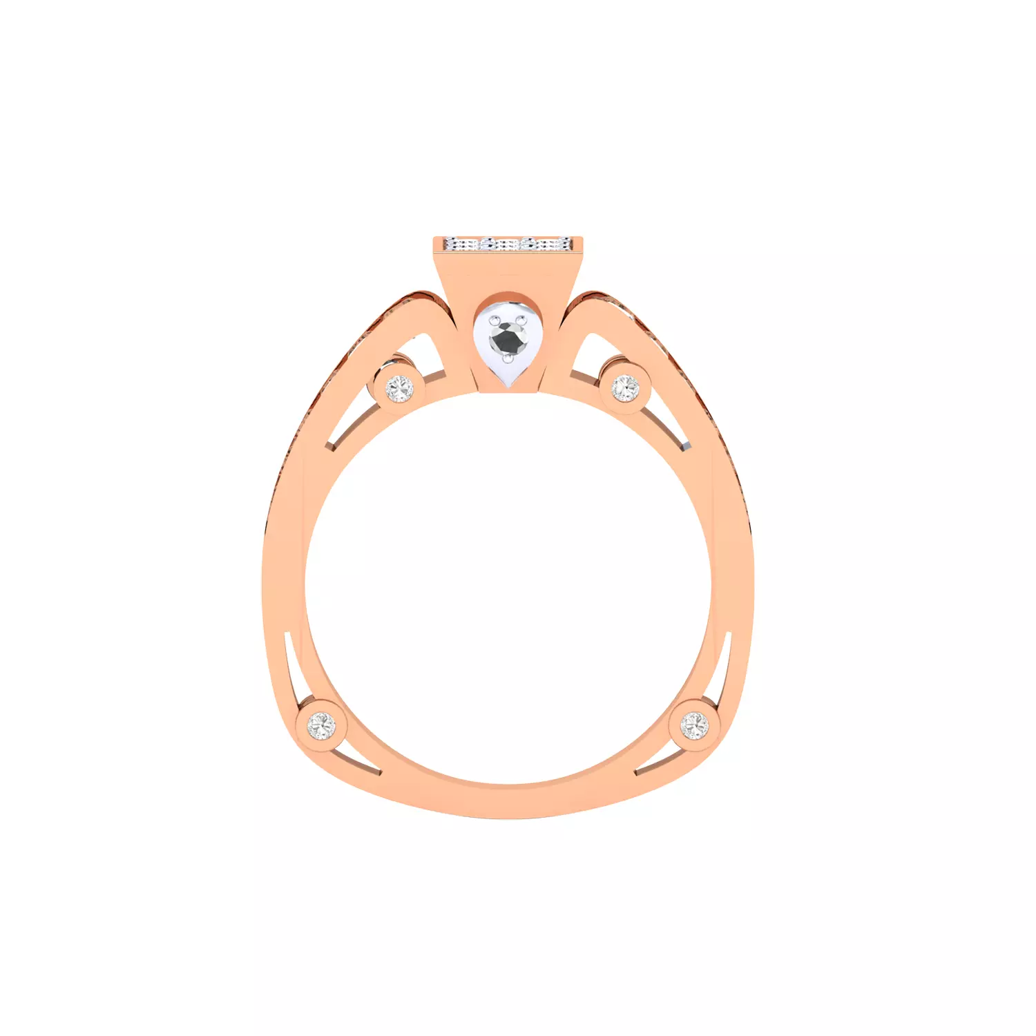 Women Ring Render 3dm STL MTL SLC JCD OBJ FBX Details 3D print model_7