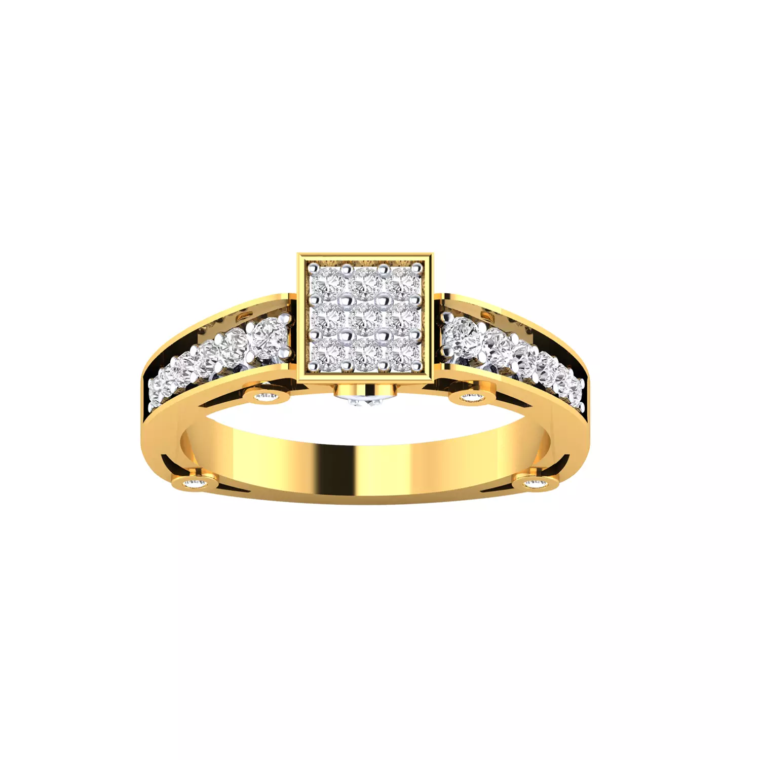 Women Ring Render 3dm STL MTL SLC JCD OBJ FBX Details 3D print model_19