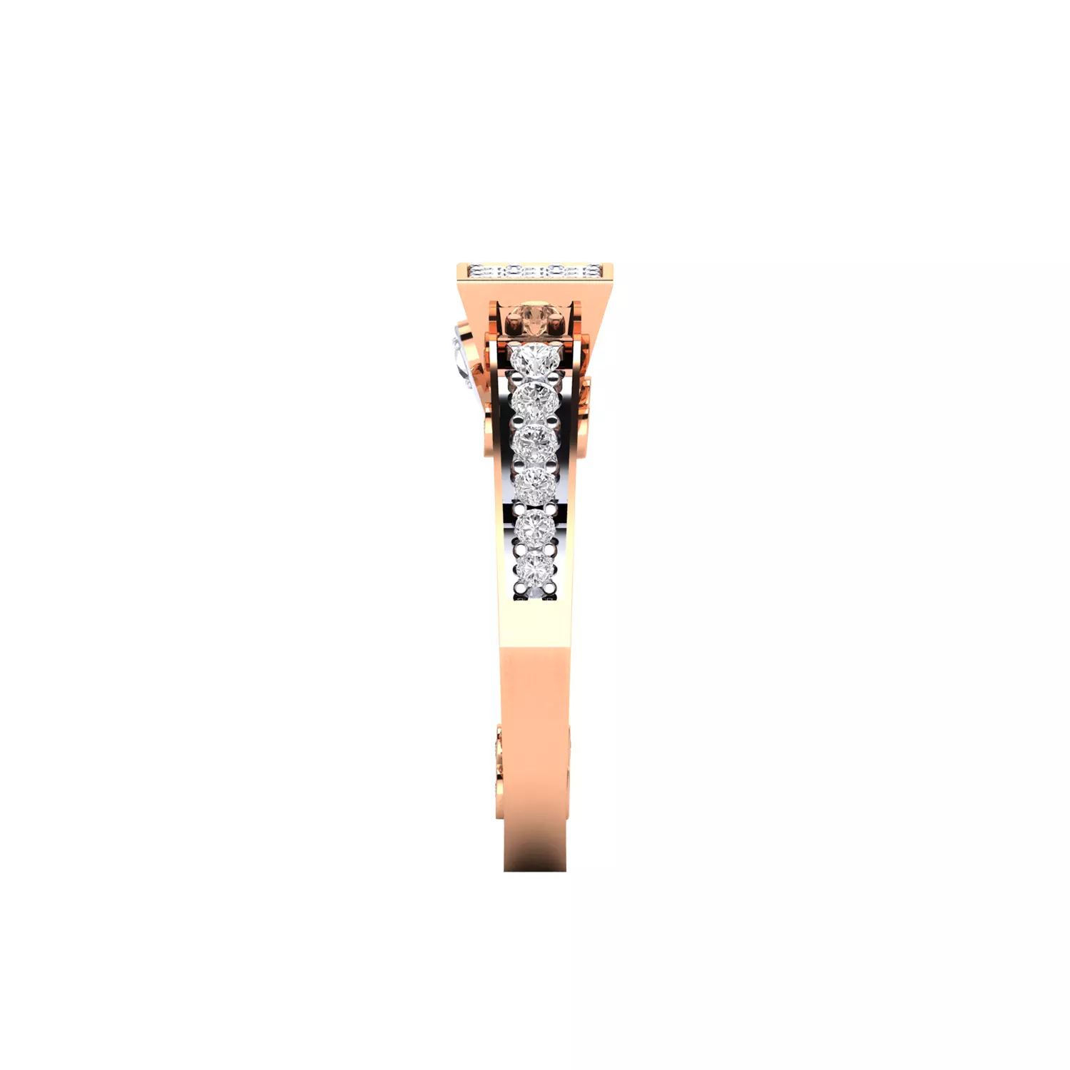 Women Ring Render 3dm STL MTL SLC JCD OBJ FBX Details 3D print model_3