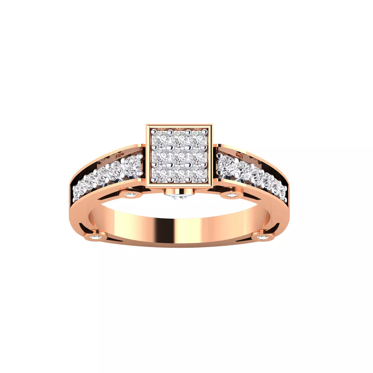 Women Ring Render 3dm STL MTL SLC JCD OBJ FBX Details 3D print model_4