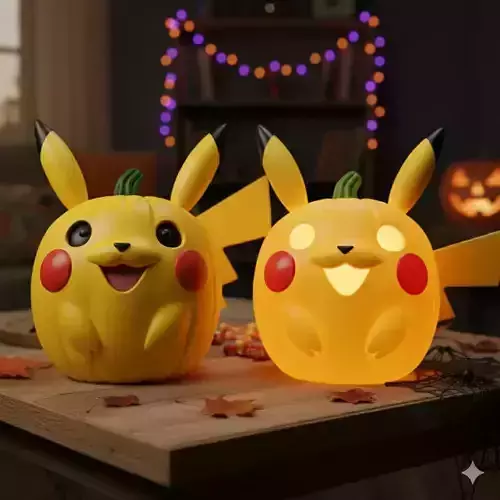 Pikachu Halloween Pumpkin 