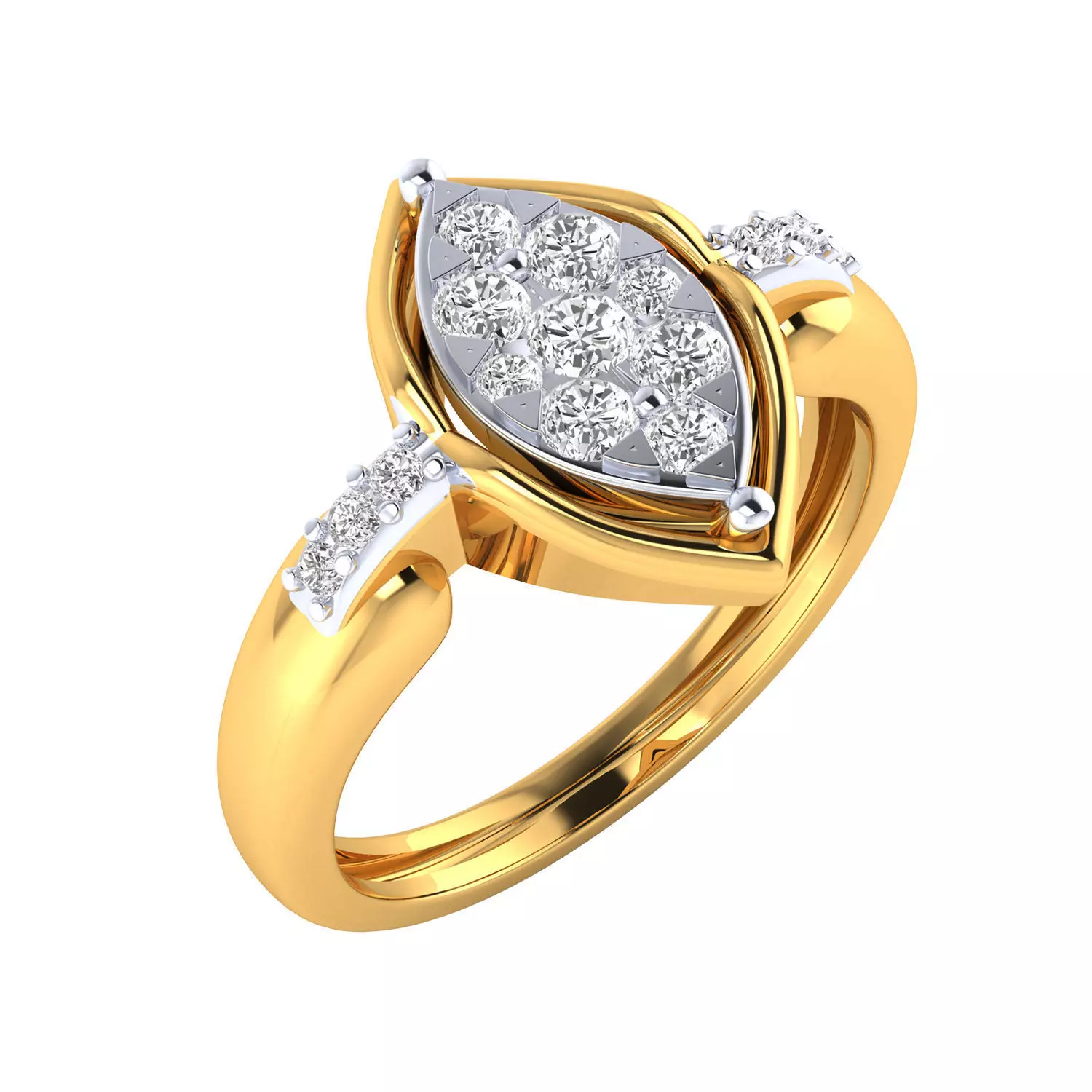 Women Ring Render 3dm STL MTL SLC JCD OBJ FBX Details 3D print model