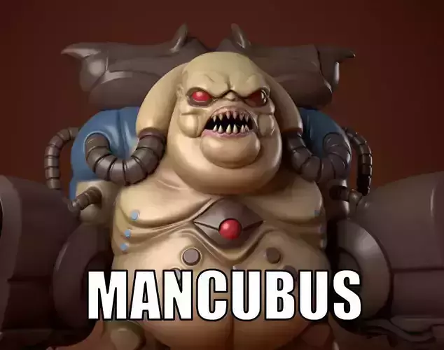 Doom The Dark Ages - Mancubus 3D print model