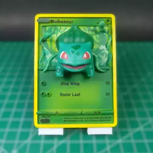 Bulbasaur Pokemon Card 3D