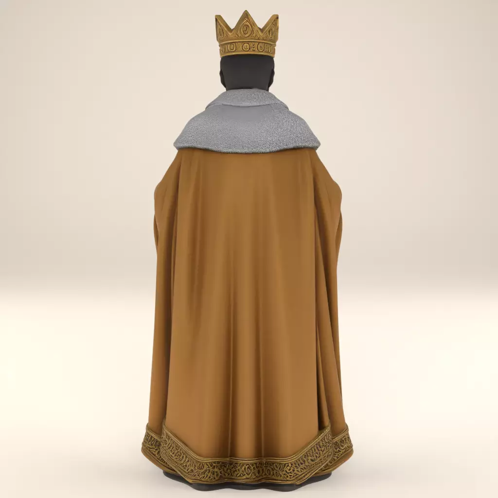 Balthasar Magi Nativity STL 3D Model 3D print model_2