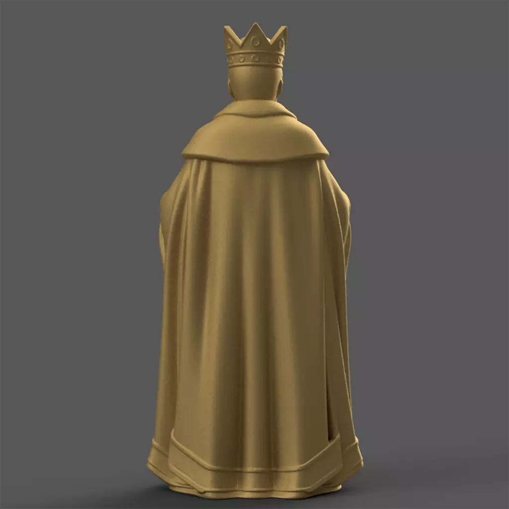 Balthasar Magi Nativity STL 3D Model 3D print model_6