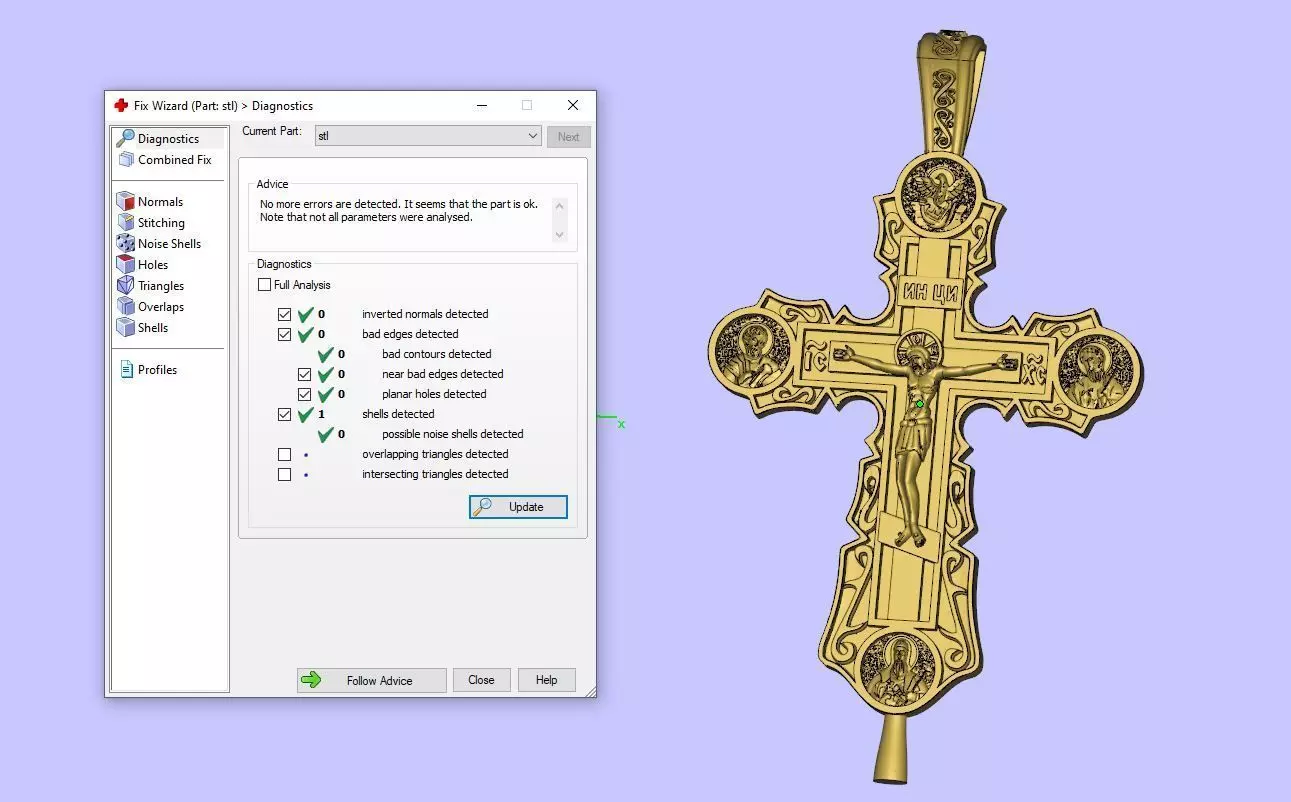 Gold N1481 3D print model_9