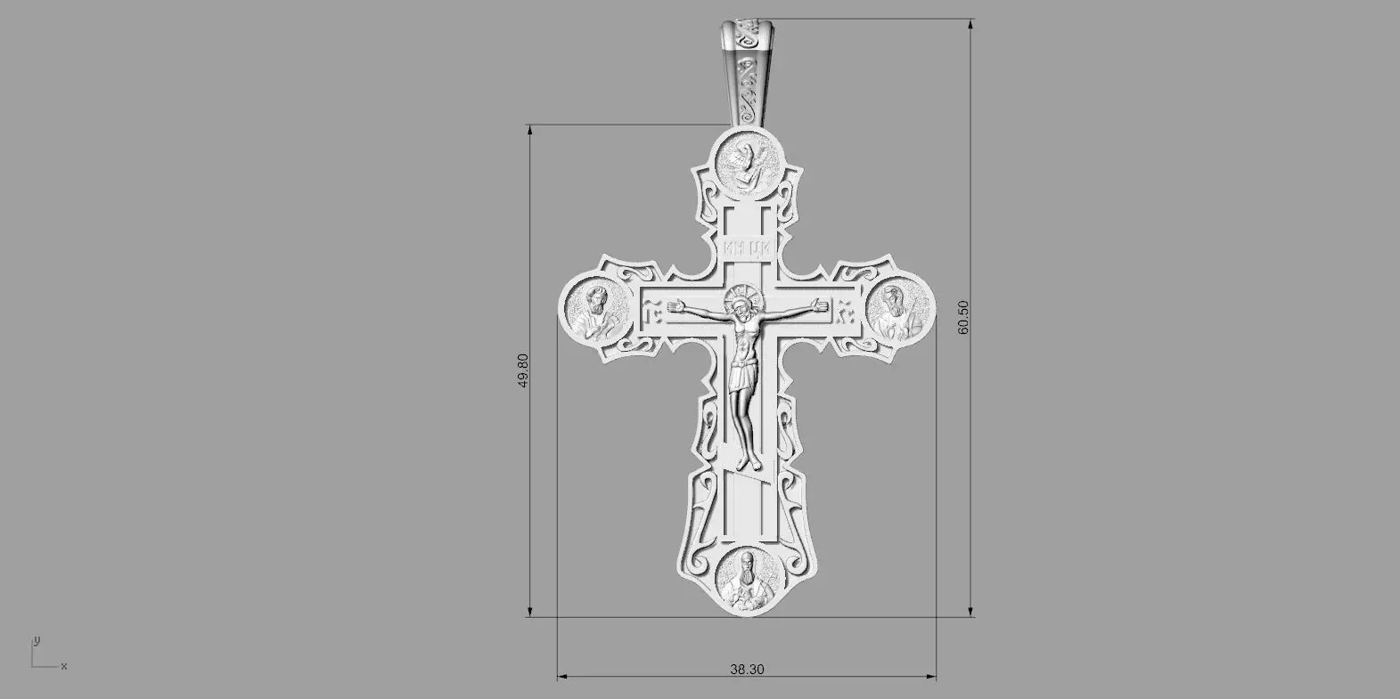 Gold N1481 3D print model_8