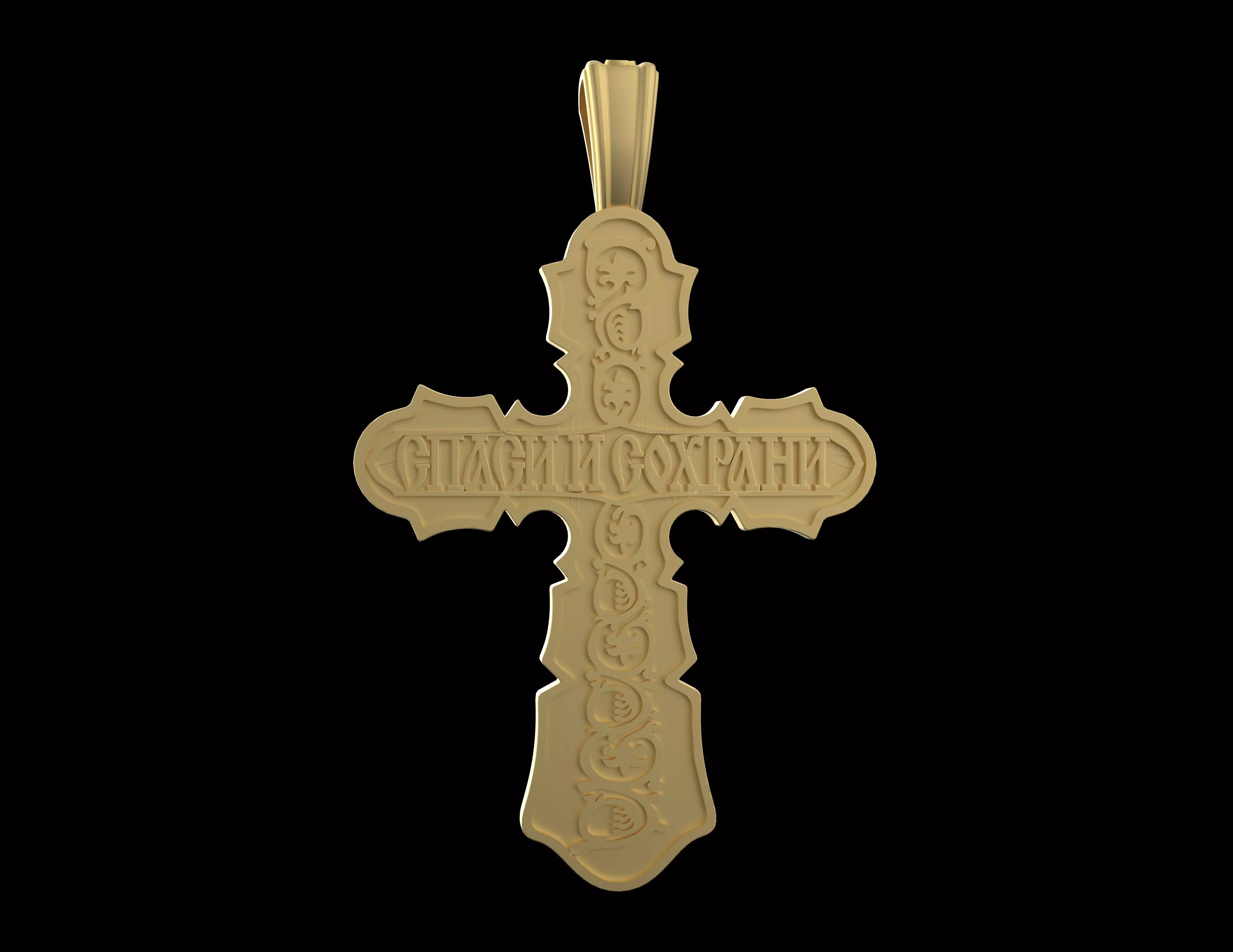 Gold N1481 3D print model_4