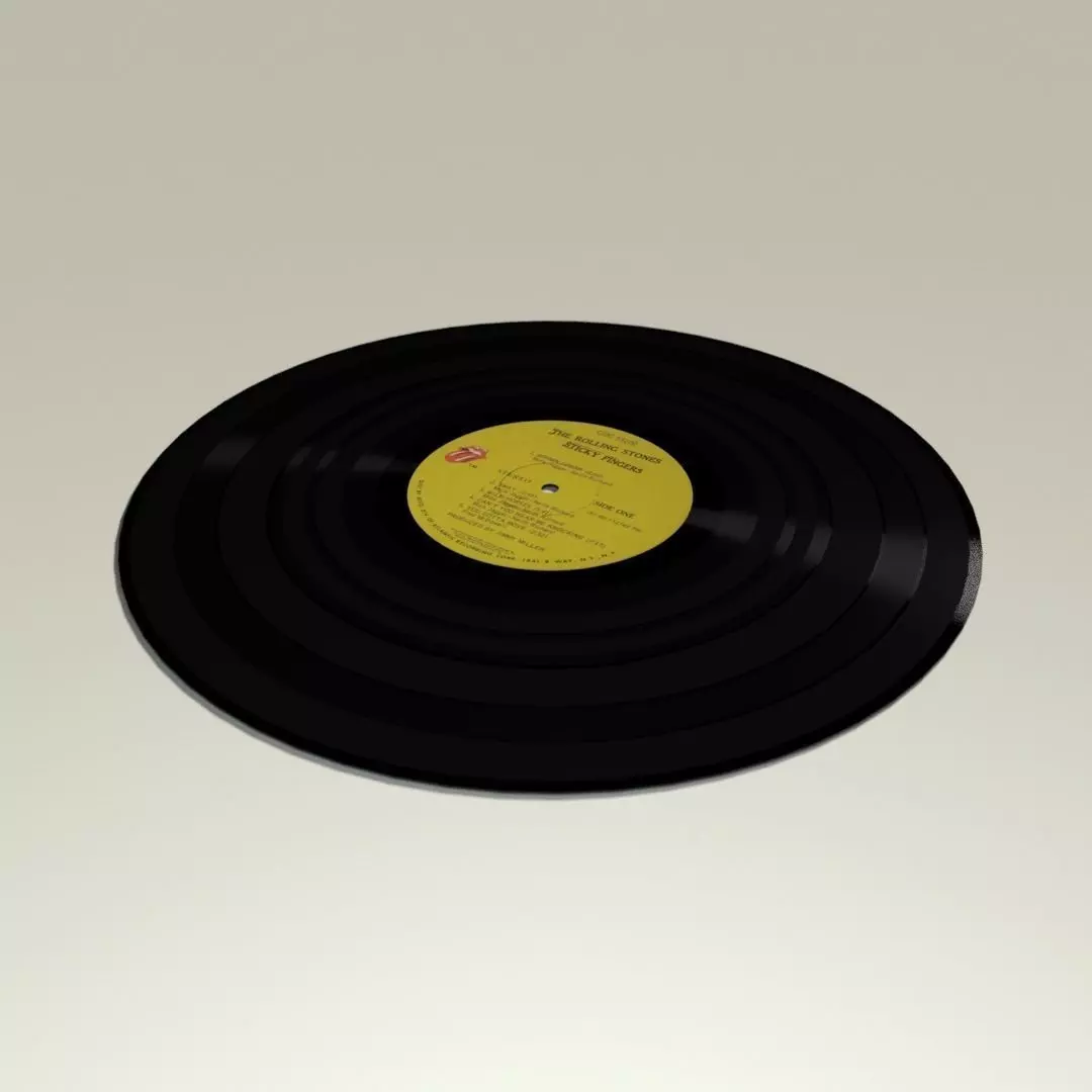 Vinyl Record Album 3D model