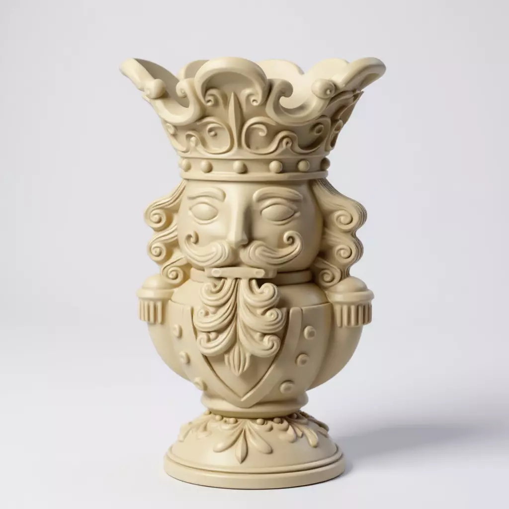 Nutcracker bust 3D print model_3