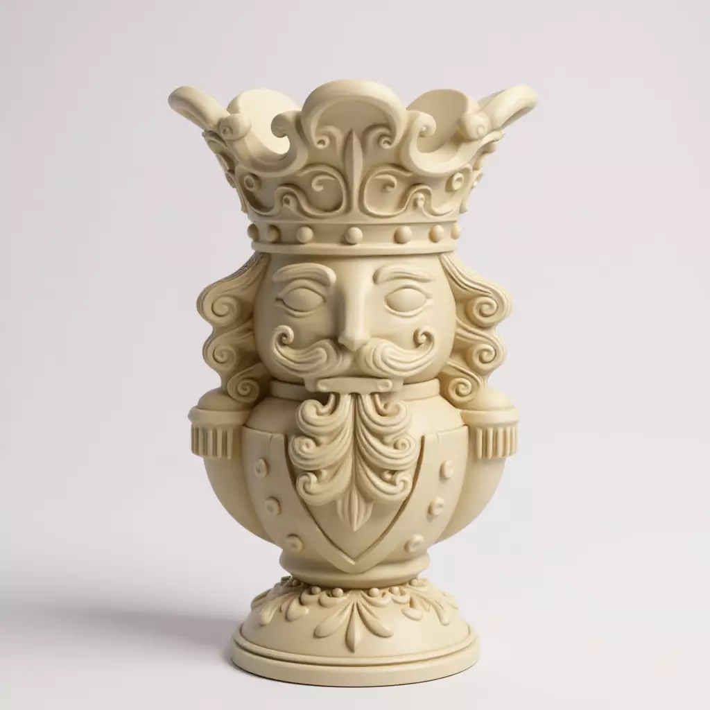 Nutcracker bust 3D print model_2