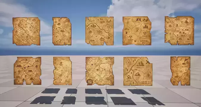 Post-Apocalyptic Survival Maps