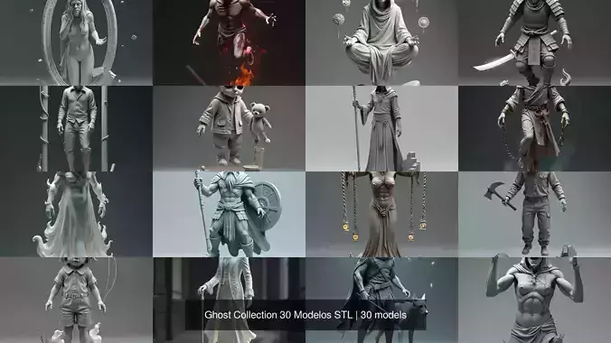 Ghost Collection 30 Modelos STL