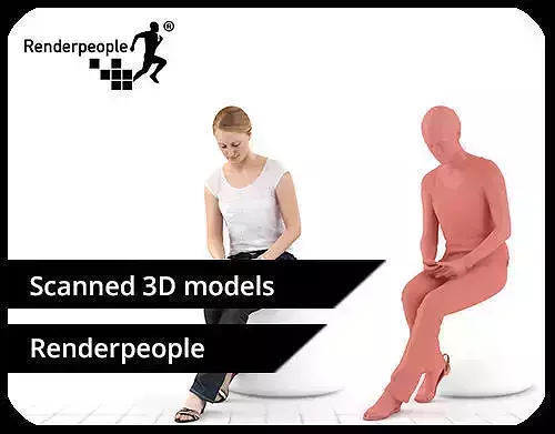 Maria 0143 Sitting And Texting Woman