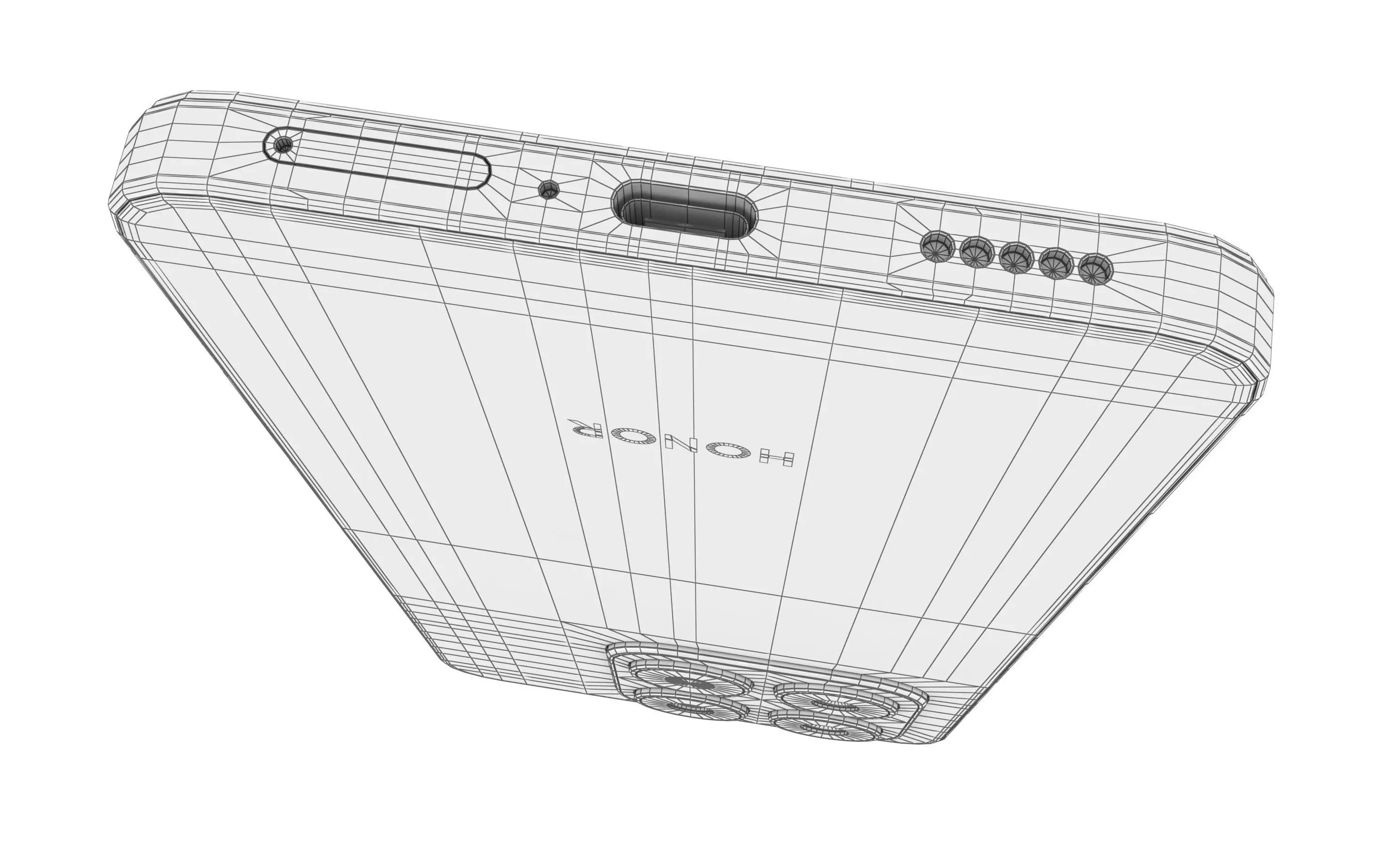 HONOR 400 Smart 5G Desert Gold 3D model_19