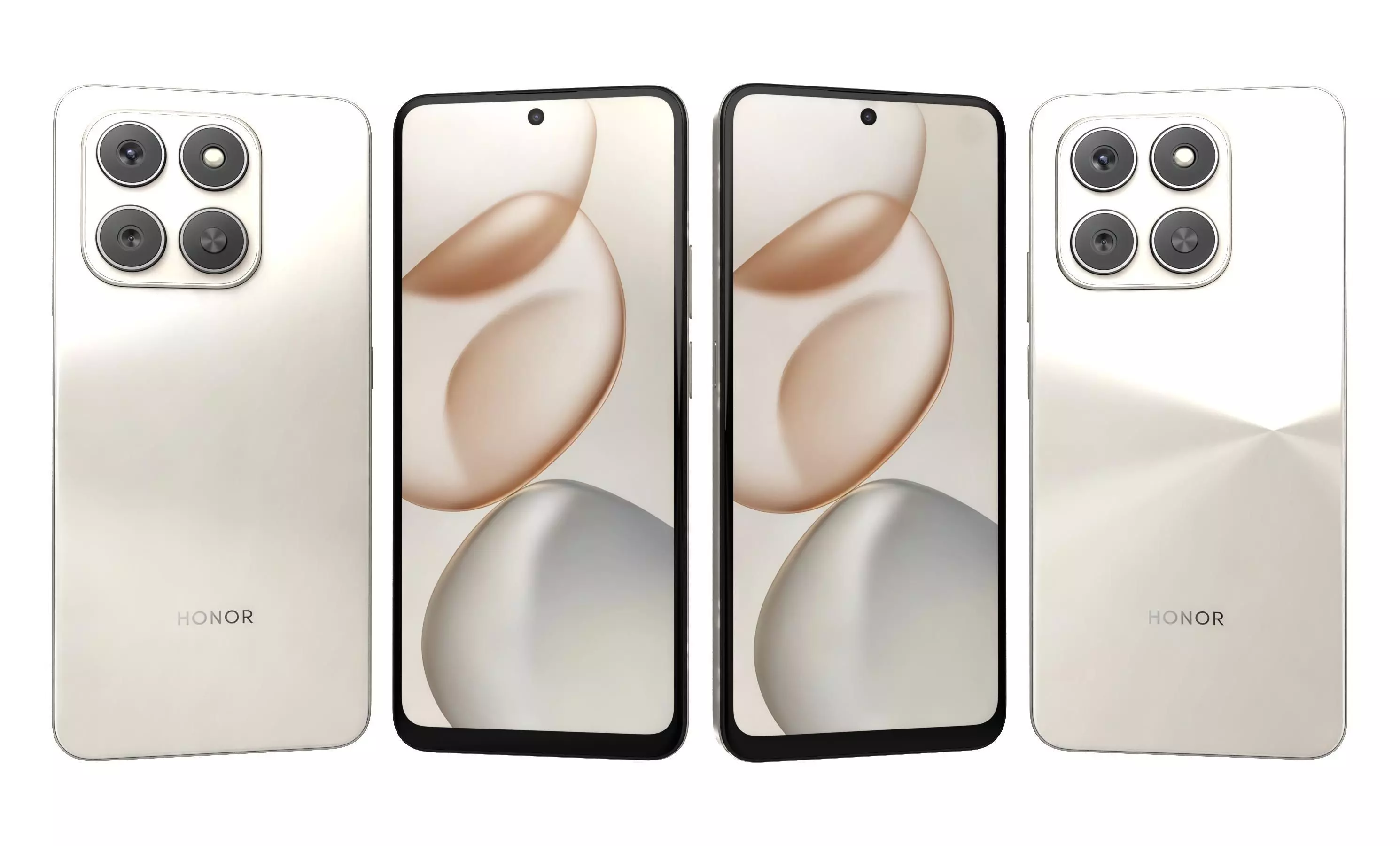 HONOR 400 Smart 5G Desert Gold 3D model_3