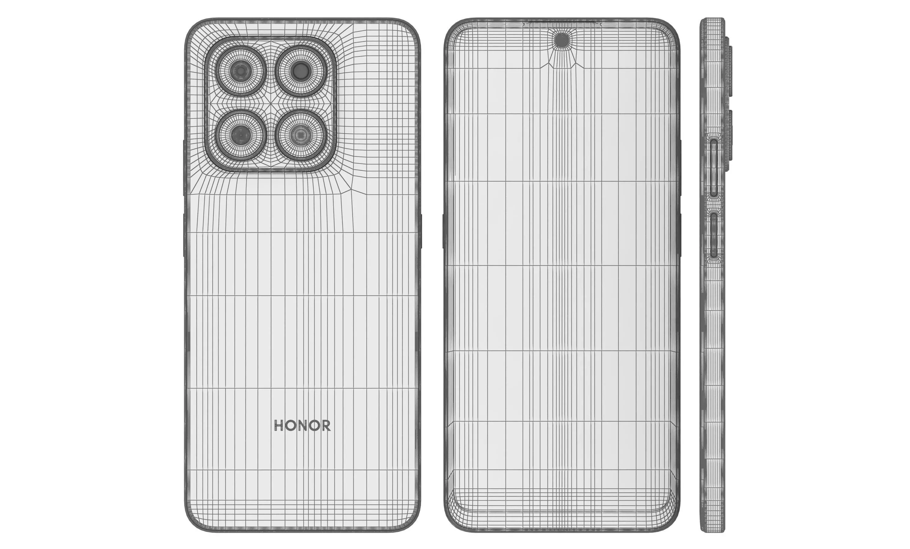 HONOR 400 Smart 5G Desert Gold 3D model_16