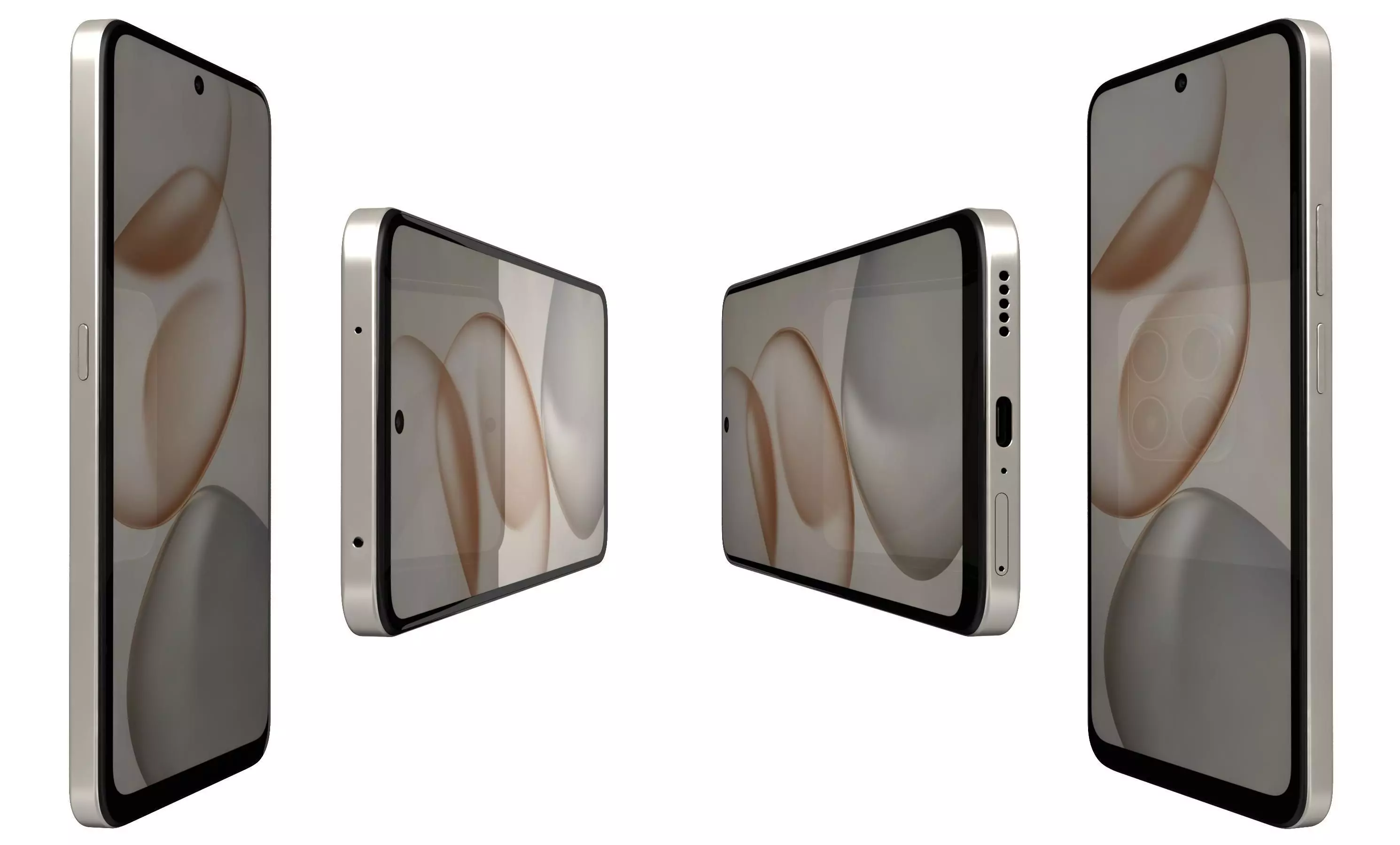 HONOR 400 Smart 5G Desert Gold 3D model_1