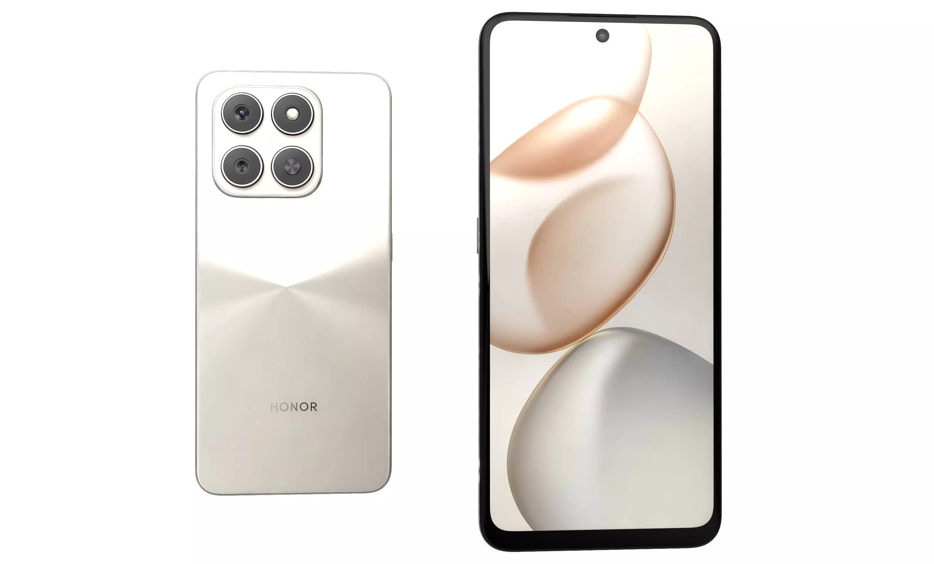 HONOR 400 Smart 5G Desert Gold 3D model_2