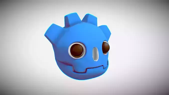 Godot Logo Head 3D model