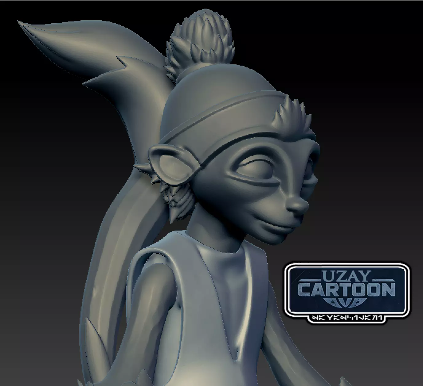 Star wars clone wars articulated   Lurmen Wag Too 3D print model_3