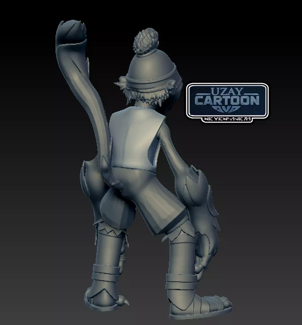 Star wars clone wars articulated   Lurmen Wag Too 3D print model_2