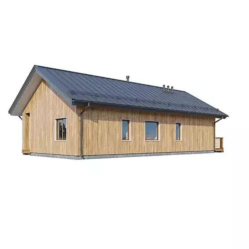Alpine house Ramos 3D model 4