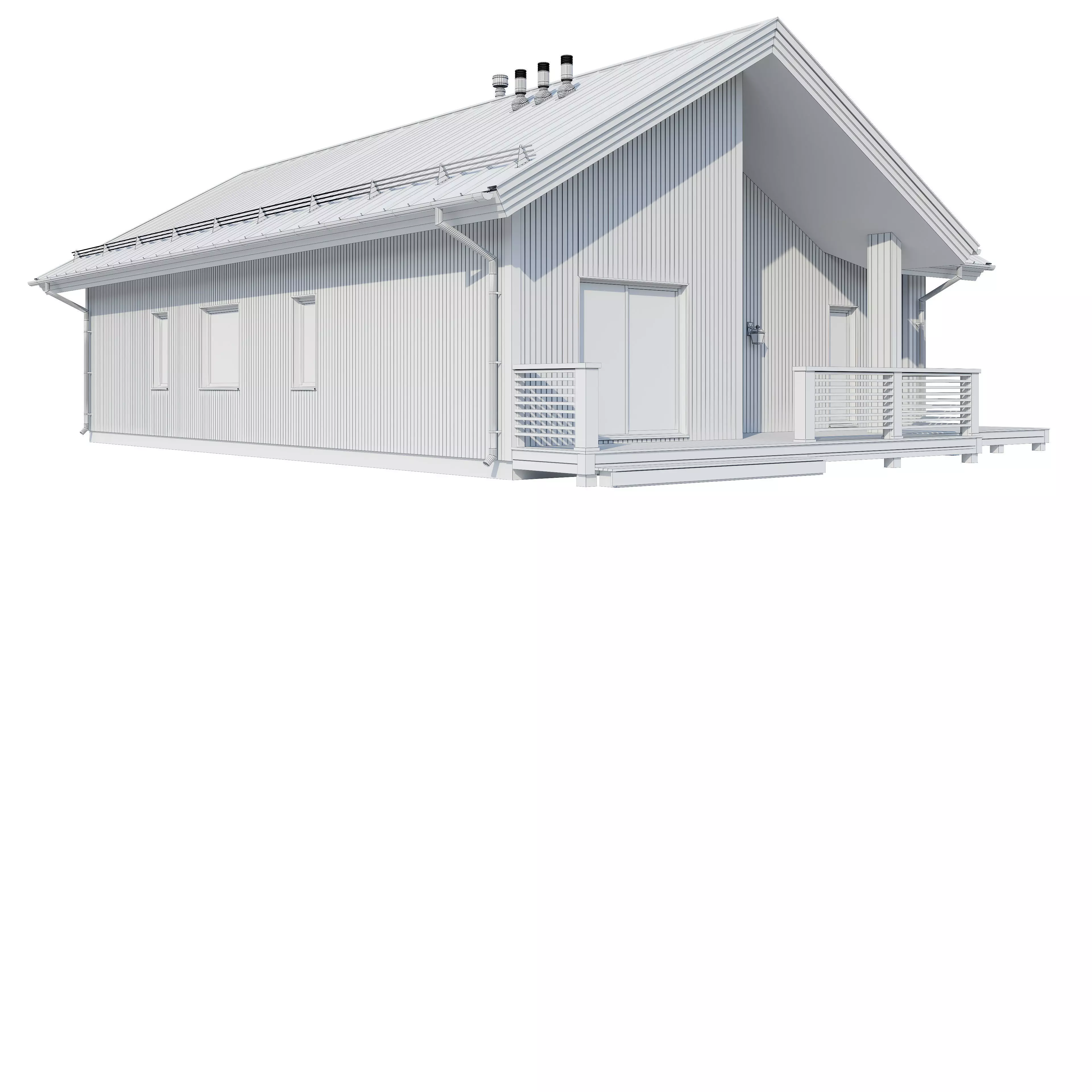 Alpine house Ramos 3D model_20