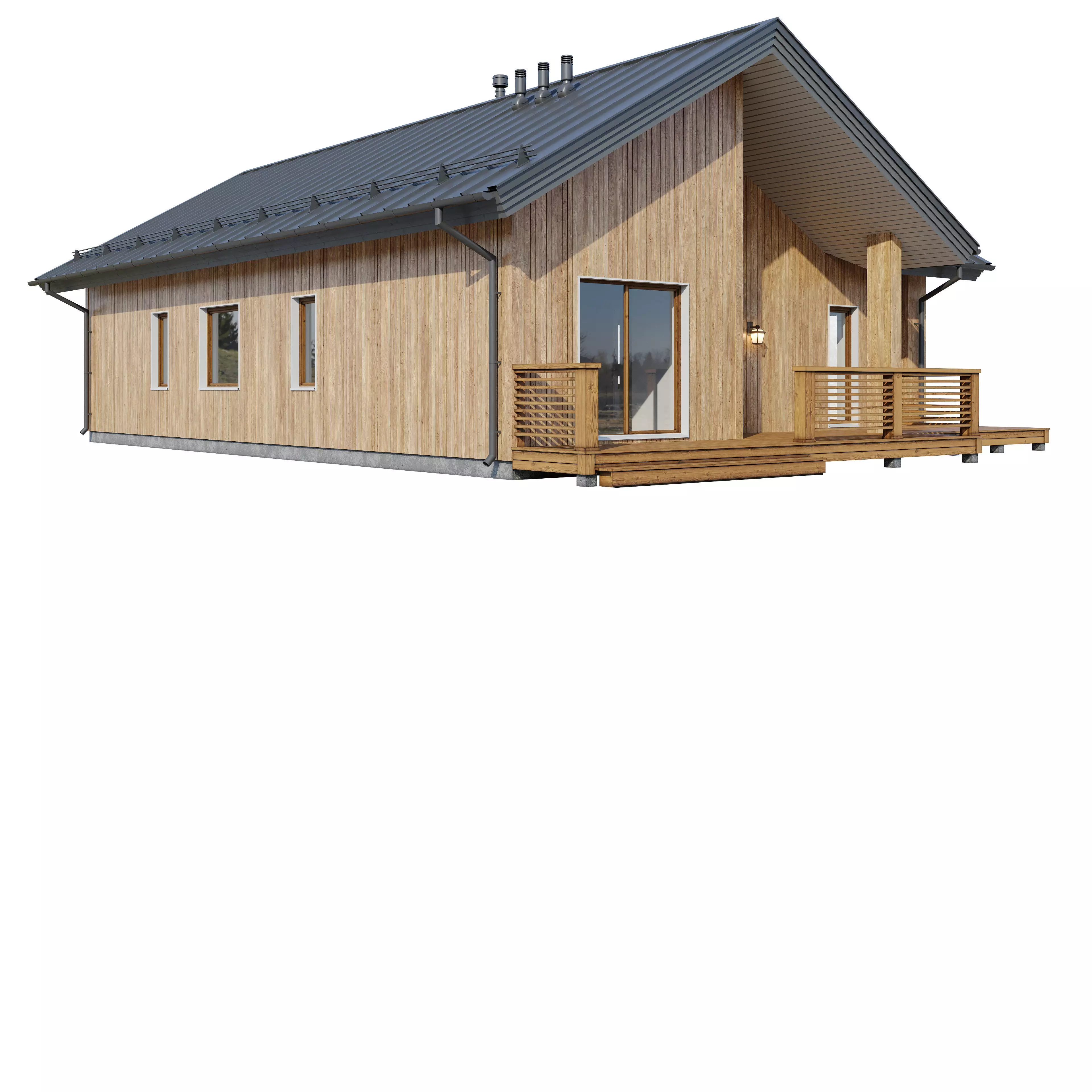 Alpine house Ramos 3D model_10