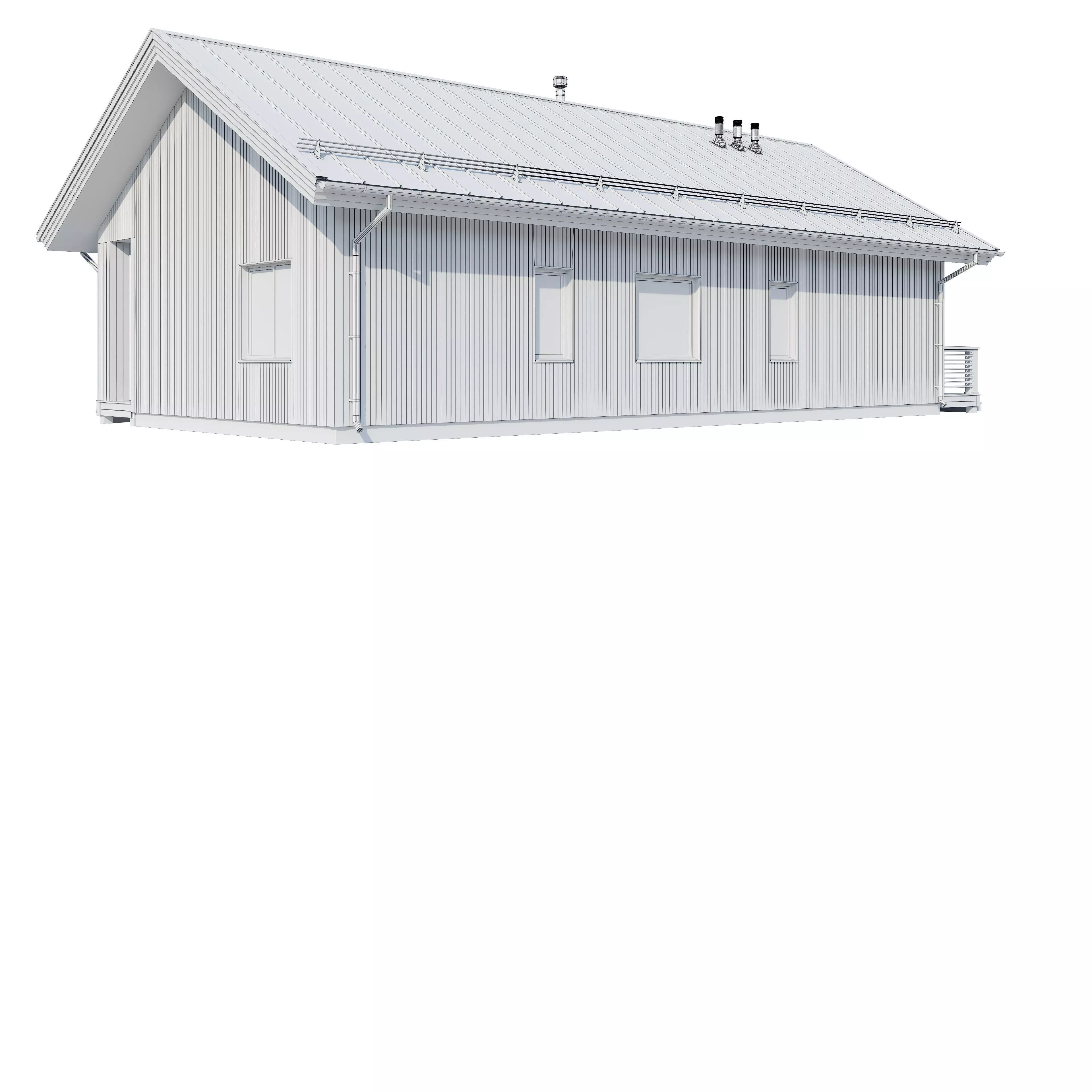 Alpine house Ramos 3D model_19