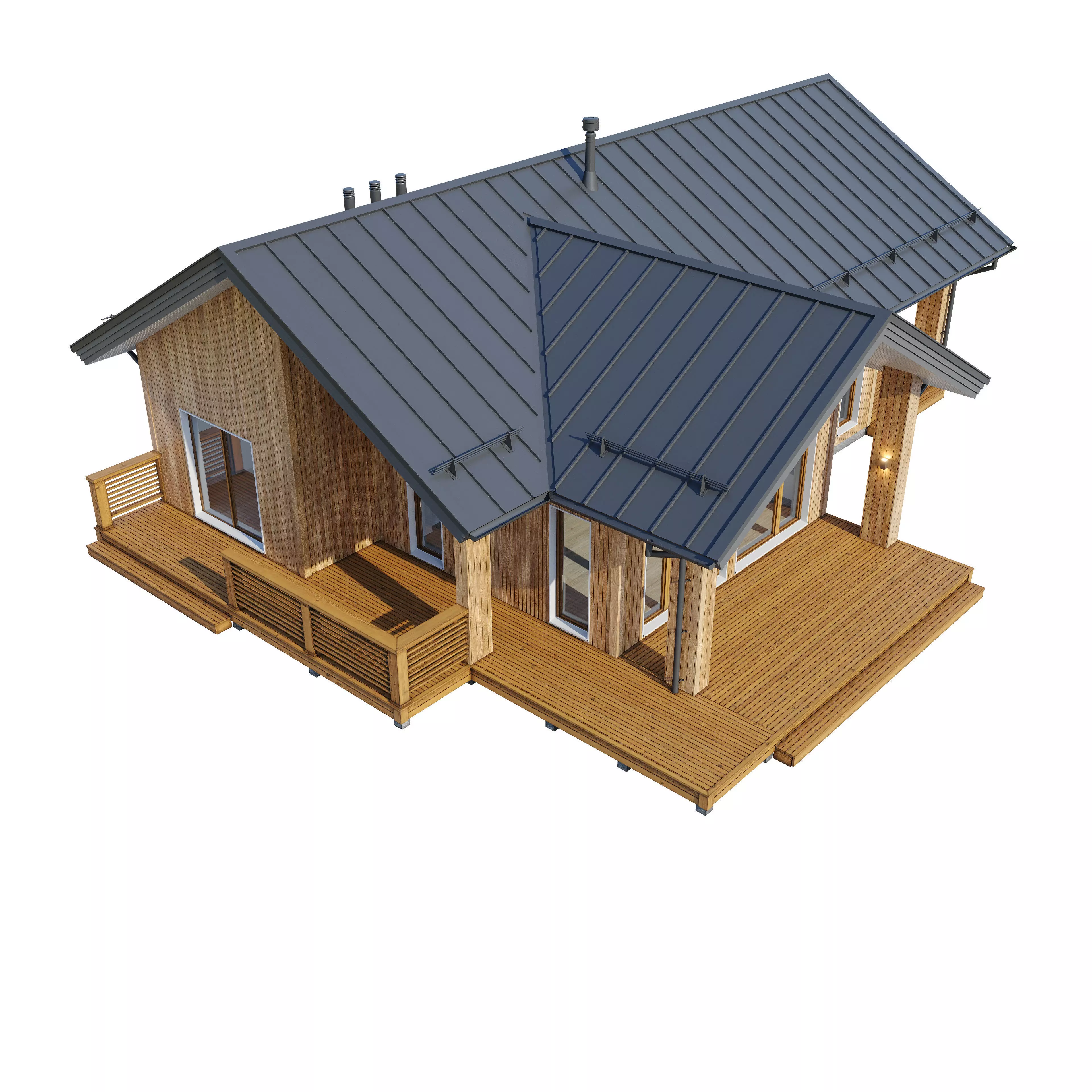 Alpine house Ramos 3D model_5