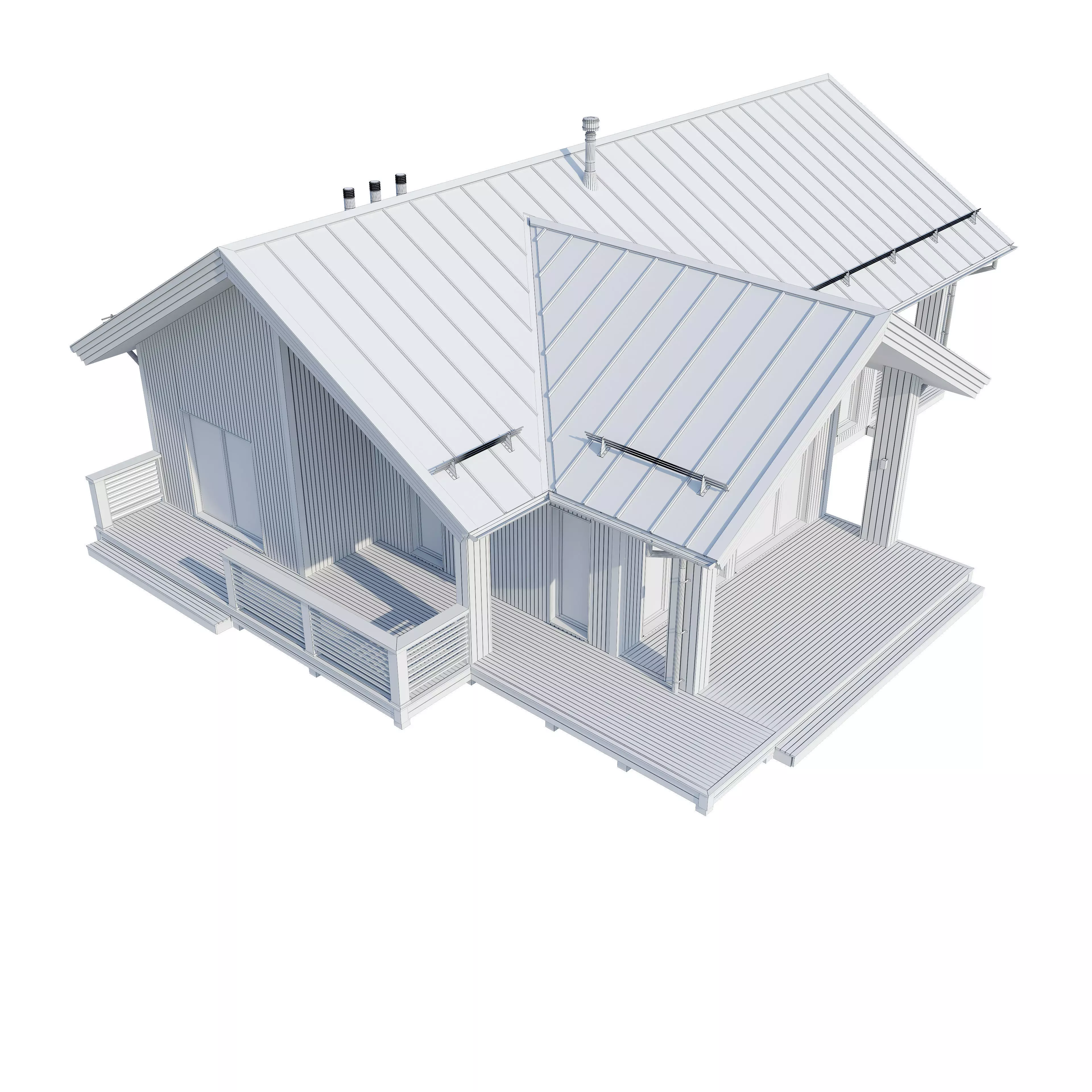 Alpine house Ramos 3D model_26