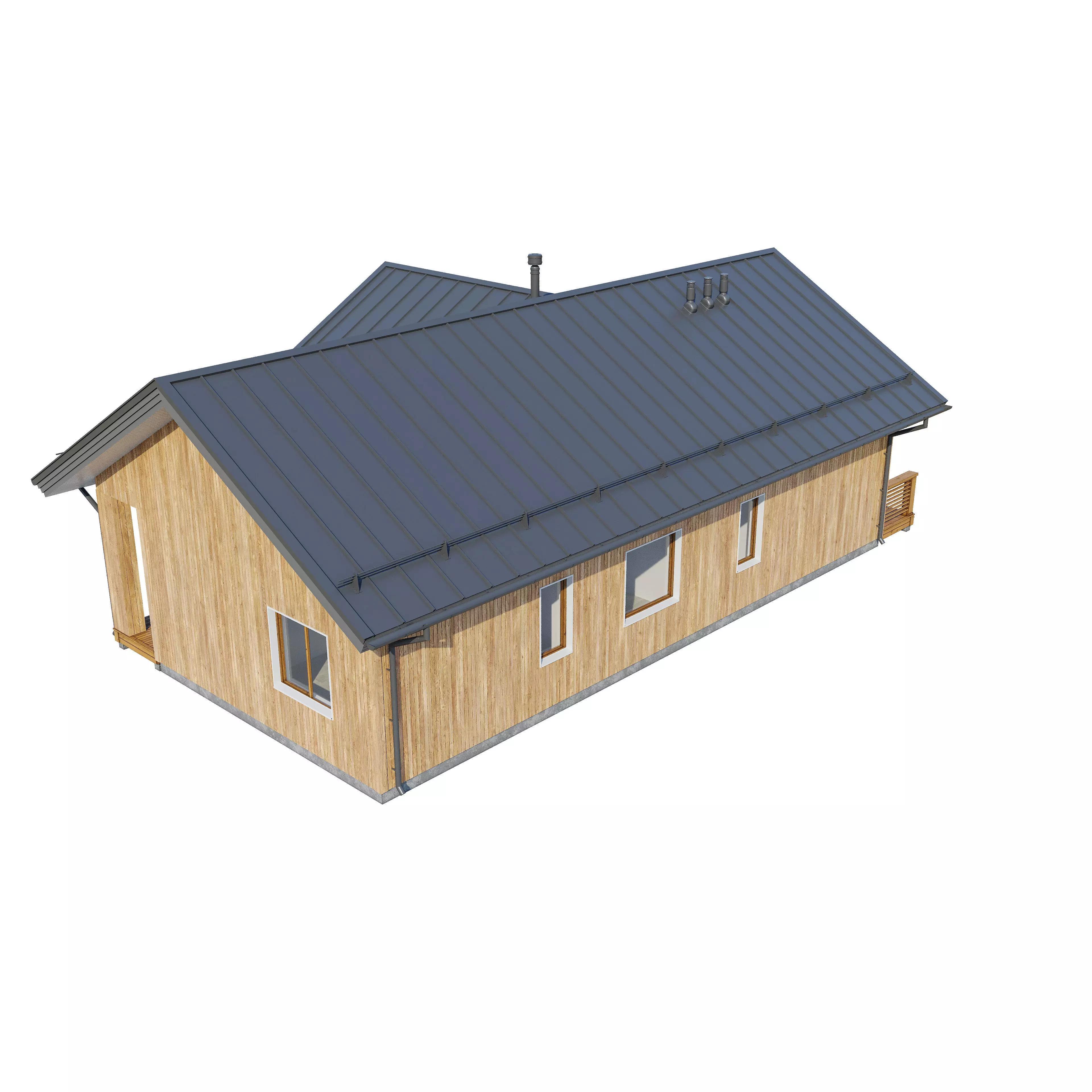 Alpine house Ramos 3D model_15