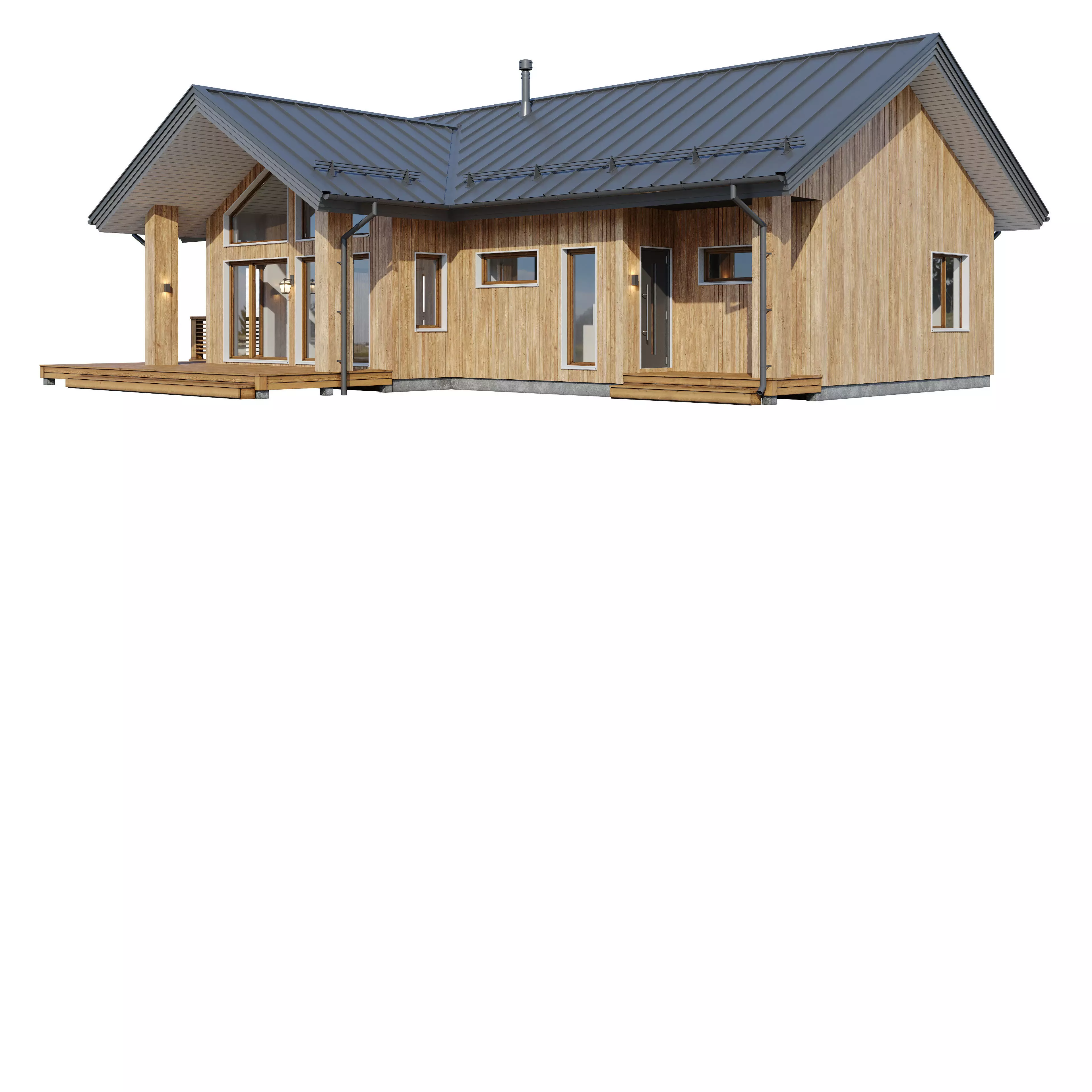 Alpine house Ramos 3D model_8