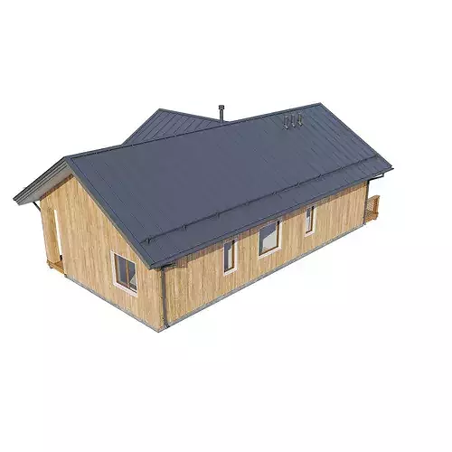 Alpine house Ramos 3D model 5