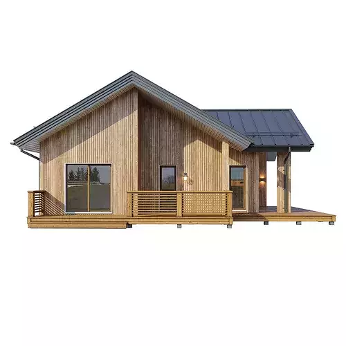 Alpine house Ramos 3D model 3