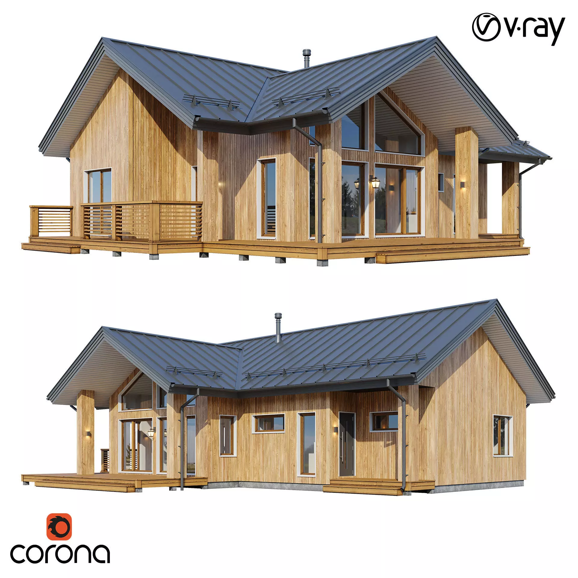 Alpine house Ramos 3D model_0