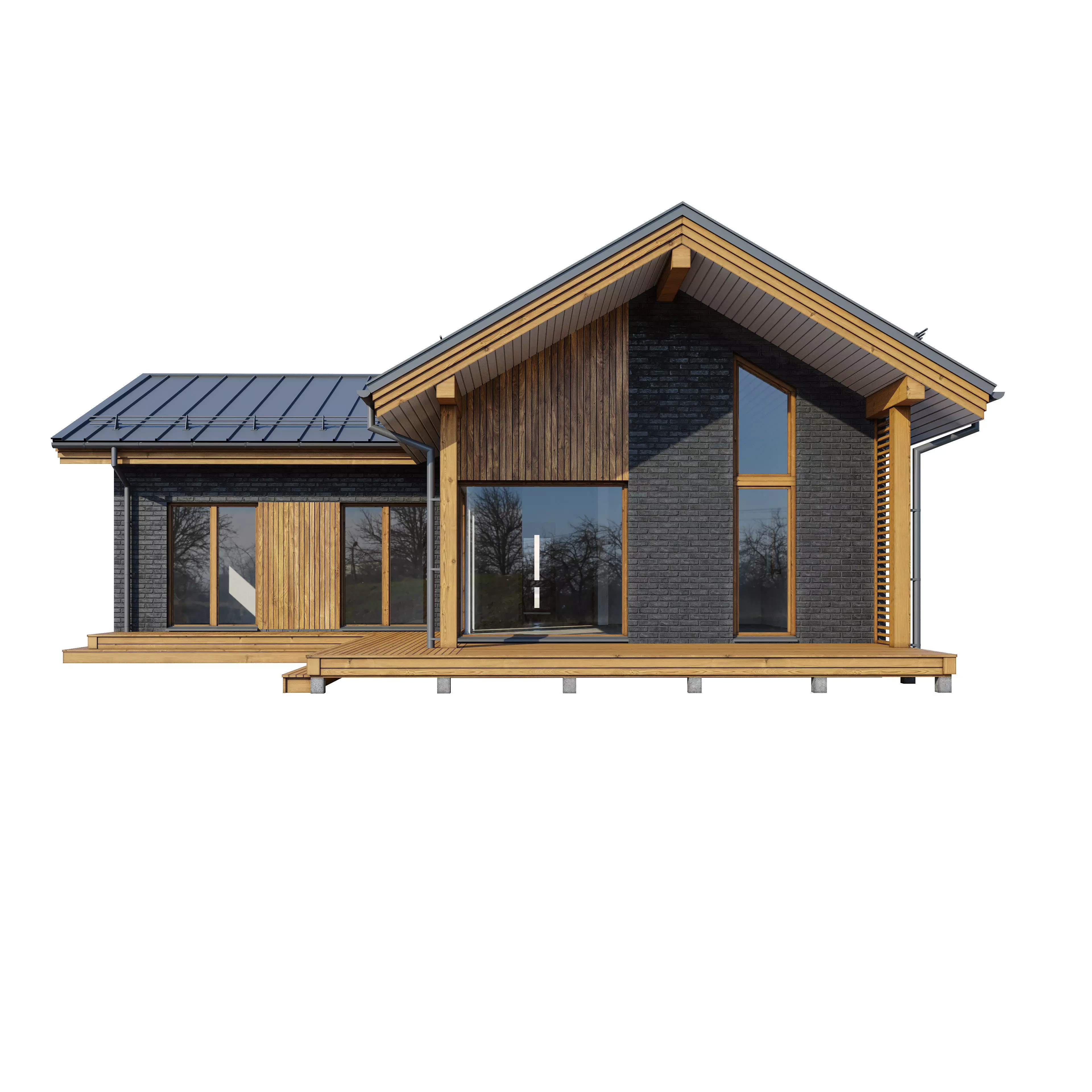 Alpine house Ansi 3D model_3