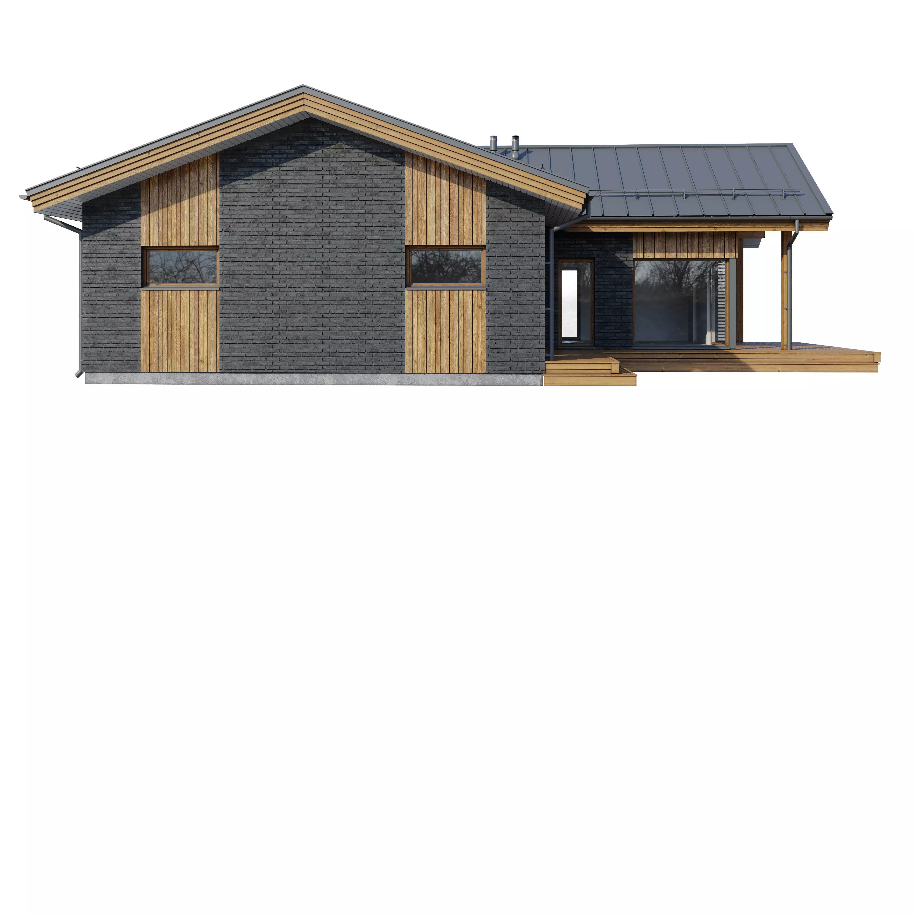 Alpine house Ansi 3D model_13