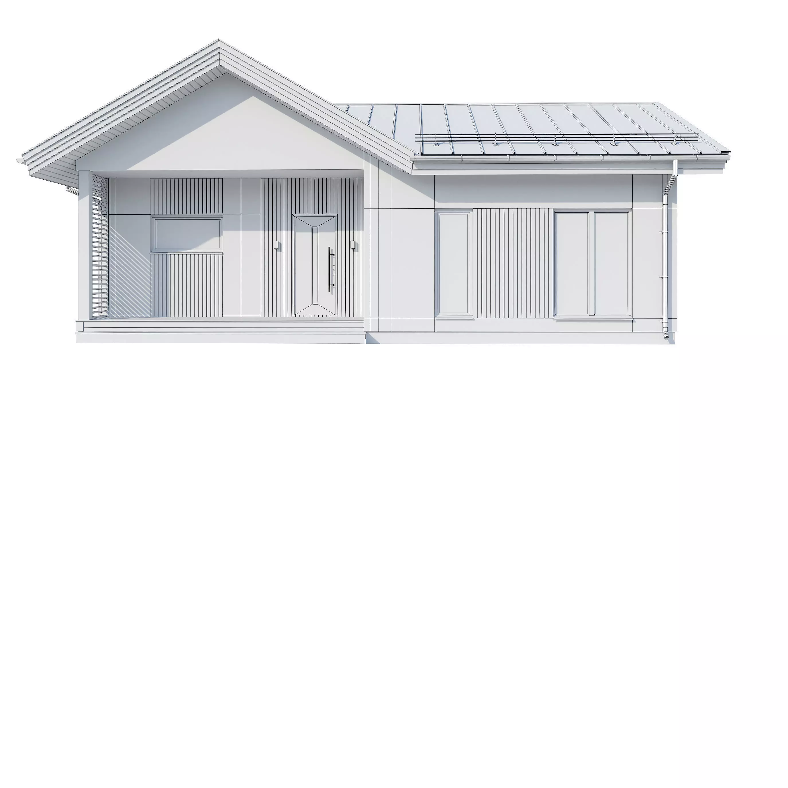 Alpine house Ansi 3D model_22